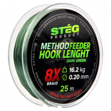 Stég Product Method Feeder 25m fonott előkezsinór - 0,14mm 11,6kg horgászkiegészítő