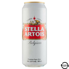 STELLA ARTOIS SÖR VILÁGOS DOBOZOS 5% DRS 500ML sör