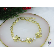  Stella XP mesés virágos karkötő -14K karkötő