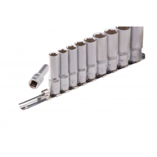 STELS 3/8" 8-19mm hosszított 10részes professional dugókulcs fej készlet dugókulcs