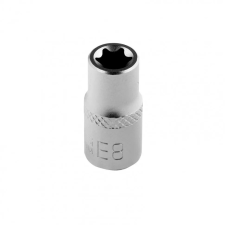 STELS E8 Torx dugókulcs 1/4" aljzatfej dugókulcs