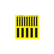  Stencil, csikok dekorációs kellék