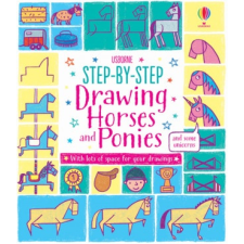  Step-by-step Drawing Horses and Ponies – Fiona Watt idegen nyelvű könyv