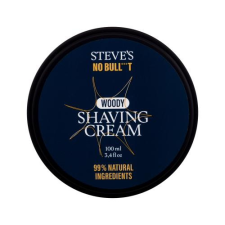 Steve´s No Bull***t Woody Shaving Cream borotvakrém 100 ml férfiaknak borotvahab, borotvaszappan