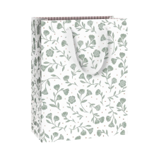 Stewo AG Geschenkverpackungen und Servietten Stewo ajándéktasak (23x13x30 cm) zöld virágok, Olena (5) ajándéktasak