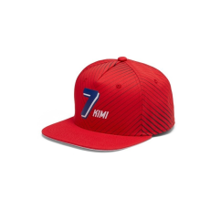 Stichd Kimi Räikkönen sapka - Ferrari Flatbrim, piros, 2018