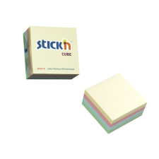 Stick'n Öntapadó jegyzettömb STICK'N 76x76mm pasztel mix 400 lap jegyzettömb