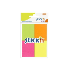 Stick'n Öntapadó jegyzettömb STICK`N 38x51mm neon mix 4x50 lap jegyzettömb