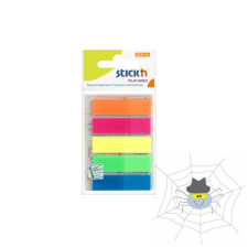 Stick'n Stick&#039;N 21050 45x12mm 5x25lapos neon oldaljelölő címke információs címke