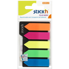 Stick'n Stick&#039;N 21143 42x12mm 5x25lapos nyíl formájú neon oldaljelölő címke post-it