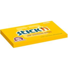 Stick'n Stick`N 360° 76x127mm 100lap narancssárga öntapadó jegyzettömb (STICK_N_21555) jegyzettömb