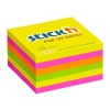 Stick'n STICK N Öntapadó jegyzettömb csomag, "Z", 76x76 mm, 6x100 lap, STICK N, neon színek
