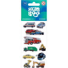 STICKERBOO Autós 3 Matrica 6 x 12 cm 534609 (STK NAK261) kreatív és készségfejlesztő
