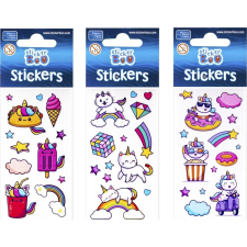 STICKERBOO Starpak Unikornis Matrica 6x18 cm - Háromféle (STK NAK10) kreatív és készségfejlesztő