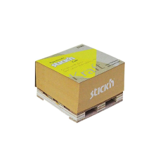 Stickn Jegyzettömb 76x76mm cube Kraft Stickn 400 lap jegyzettömb