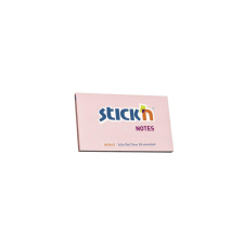 Stickn Öntapadó jegyzettömb STICK`N 76x127mm pasztel pink 100 lap post-it