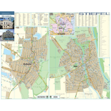 Stiefel Békés-Mezőberény térképe, falitérkép térkép