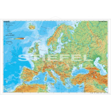 Stiefel Europe physical (angol Európa domborzati térkép) iskolai kiegészítő