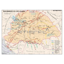 Stiefel Magyarország a XI-XII. században térkép