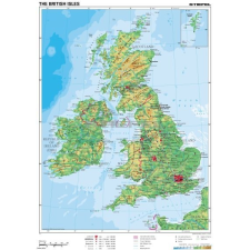 Stiefel Nagy-Britannia domborzata térkép