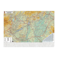 Stiefel Szurkatábla 140x100cm Magyarország autótérképe fakeret térkép