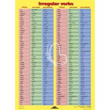 Stiefel Tanulói munkalap, A4, STIEFEL "Irregular Verbs" iskolai kiegészítő