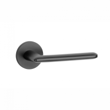 Stile AVA Körrozettás R SLIM 7MM BLACK - Fekete (CSAK KILINCS FELSŐ ROZETTÁN) zár és alkatrészei
