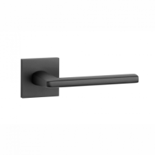 Stile EURA Négyzetrozettás Q SLIM 7MM BLACK - Fekete (CSAK KILINCS FELSŐ ROZETTÁN) zár és alkatrészei