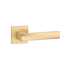 Stile LIMA Négyzetrozettás Q SLIM 7MM GOLD SATIN - gold satin WC zár és alkatrészei