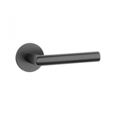 STILE YUZA Körrozettás R SLIM 7MM BLACK - Fekete WC zár és alkatrészei