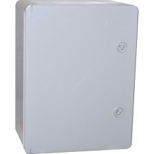 Stilo műanyag elosztószekrény 500x400x180mm, IP65, ABS, fém szerelőlappal villanyszerelés