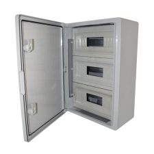 Stilo műanyag elosztószekrény maszkolt 500x350x190mm, 3x12 modul, IP65, ABS villanyszerelés