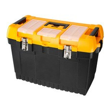 Stilo szerszámosláda fém csattal 19&quot; 486x267x320mm villanyszerelés