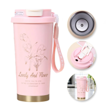 Stílusos bögre termosz lovely pink 550ml BD28WZ2 bögrék, csészék