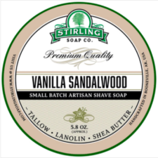 Stirling Soap Co. Stirling Shaving Soap Vanilla Sandalwood 170ml borotvahab, borotvaszappan