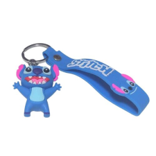 Stitch 3D figurás szilikon gumi, csuklóra vehető kulcstartó 4.sz kulcstartó