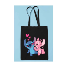 Stitch and Angel kiss and hearts vászontáska egyedi mintával kézitáska és bőrönd
