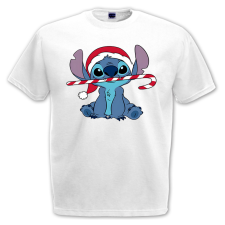 Stitch Cukorpálca - Karácsonyi Férfi Póló férfi póló