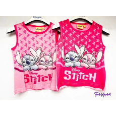 Stitch gyerek kislány ujjatlan rövid ujjú póló, trikó