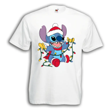  Stitch Karácsonyi Égők - Karácsonyi Férfi Póló férfi póló