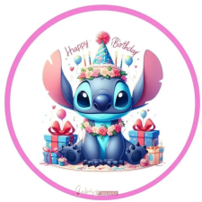  Stitch,Lilo és Stitch témájú tortaostya,ostyalap sütés és főzés
