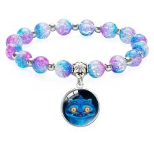  Stitch medálos színes gyöngy karkötő karkötő