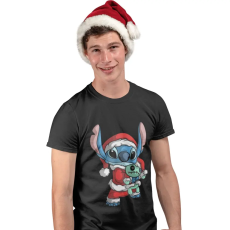  Stitch Mikulás - Férfi Póló