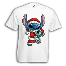  Stitch Mikulás - Karácsonyi Férfi Póló