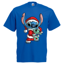  Stitch Mikulás - Karácsonyi Férfi Póló férfi póló