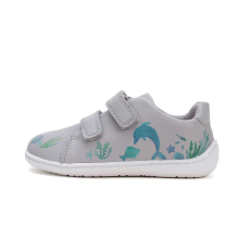  Stitch&Walk - Virágmintás fehér Barefoot cipő - S088-51887 - 28