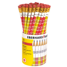 Stocktechnik Kereskedelmi Kft. Eberhard Faber Grafitceruza radíros 1x1 B pohár/72db ceruza