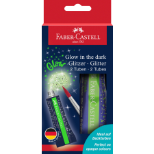 Stocktechnik Kereskedelmi Kft. Faber-Castell Glitteres ragasztó, sötétben világító, 2tubus/szett ragasztó