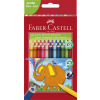 Stocktechnik Kereskedelmi Kft. Faber-Castell Színes ceruza készlet 24db-os háromszögletű Jumbo + hegyező MEGSZŰNT