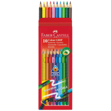 Stocktechnik Kft. Faber-Castell Színesceruza GRIP 2001 10db színes radírral színes ceruza